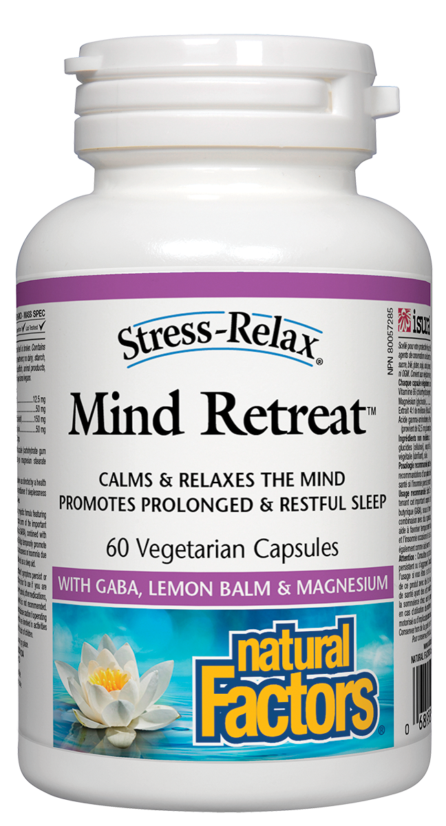 Natural Factors Mind Retreat (60 VCaps) - Lifestyle Markets